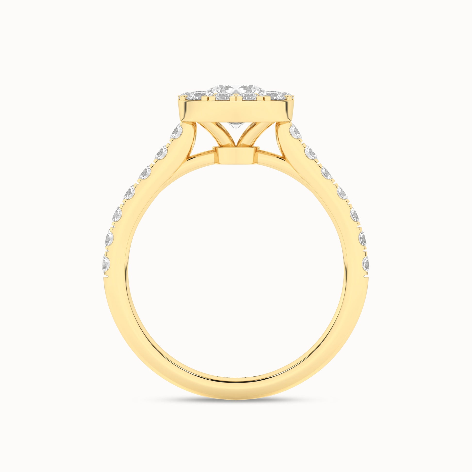 Signature Iconic Round-Princess Halo Ring_Product Angle_1 3/4Ct - 2