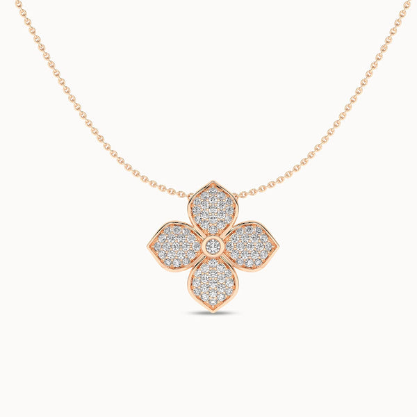 La Fleur Diamond Radiant Necklace_Product Angle_PCP Main Image