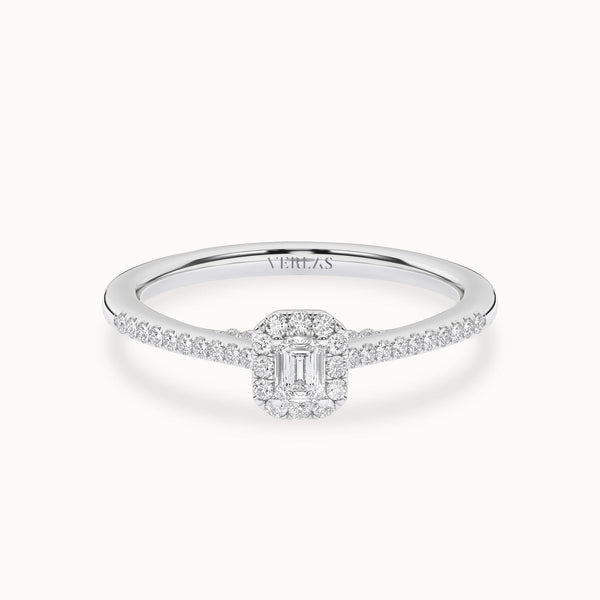 Signature Emerald Halo Ring