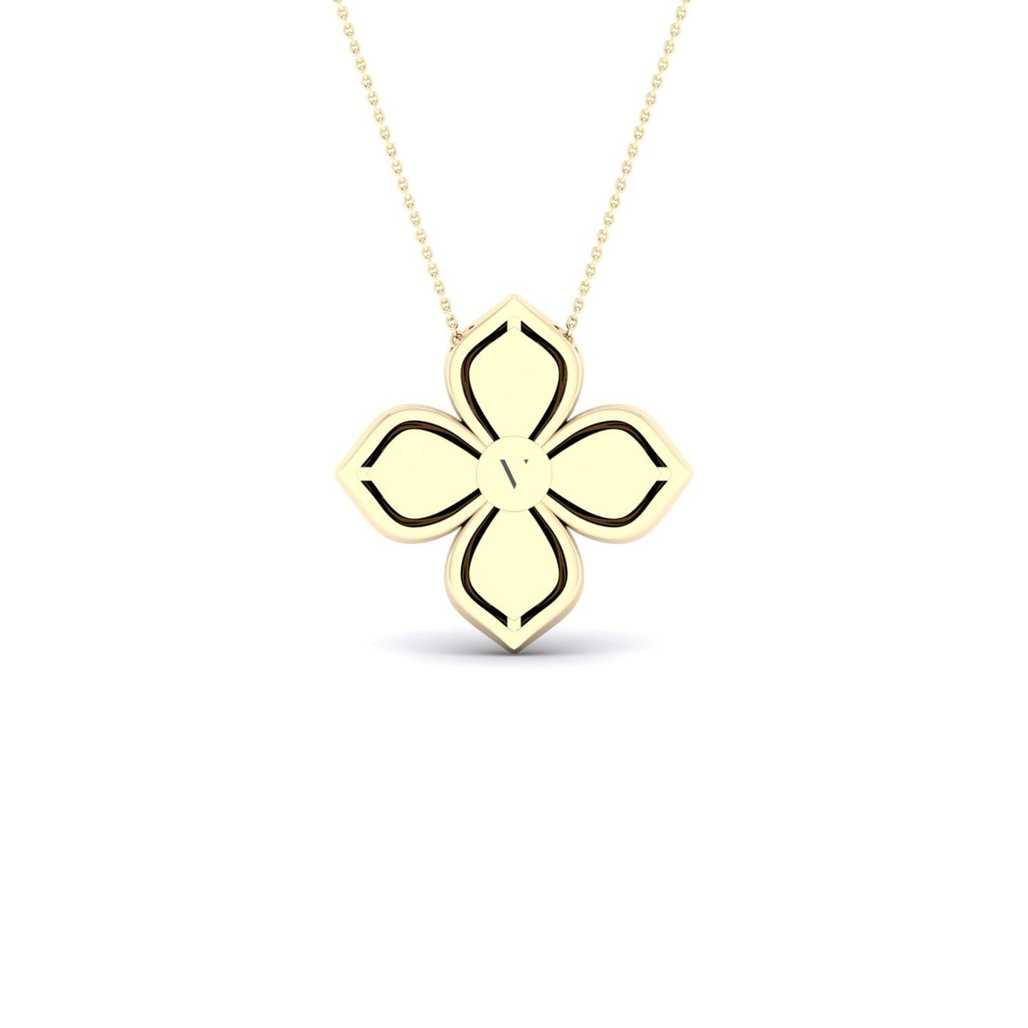 La Fleur Diamond Necklace_Product angle_1/2 Ct. - 3