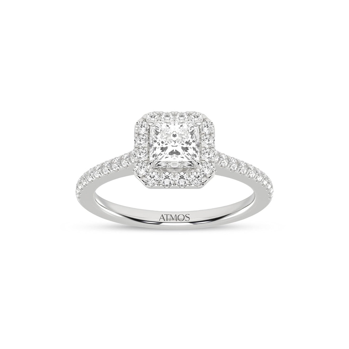 Atmos Signature Princess Halo Ring_Product Angle_PCP Main Image