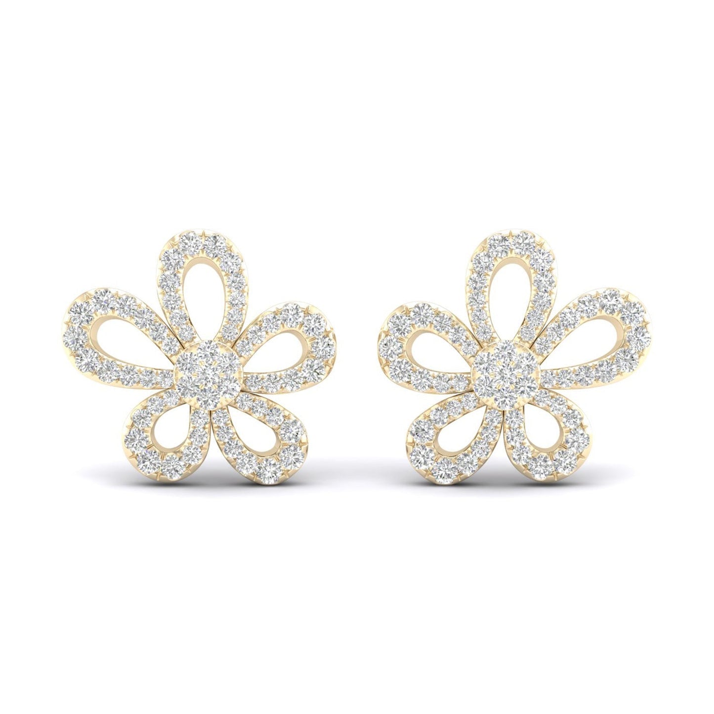 Bouquet Studs_Product Angle_3/4Ct. - 3