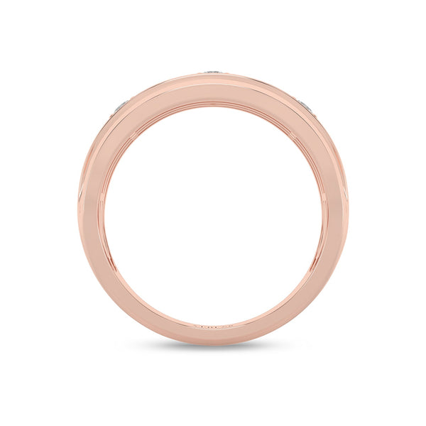 3-Stationed Round Diamond Band _Product Angle_1/4 Ct. - 2