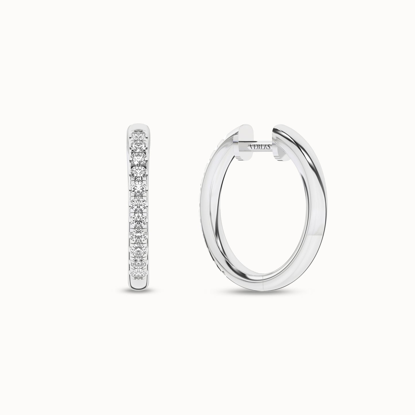 Diamond Arc Hoops_Product Angle_1/3Ct. - 3