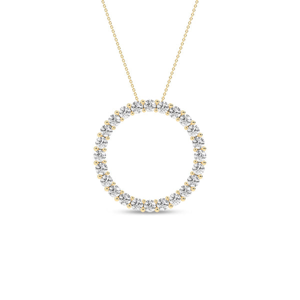 Circular Silhouette Atmos Necklace_Product Angle_1/2 Ct. - 1