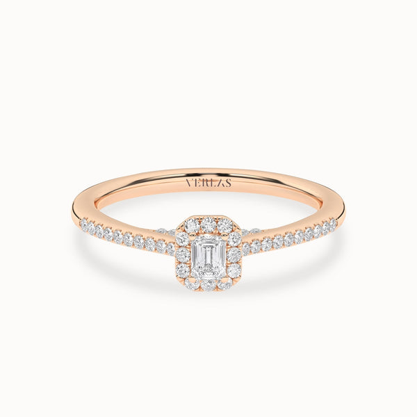 Signature Emerald Halo Ring
