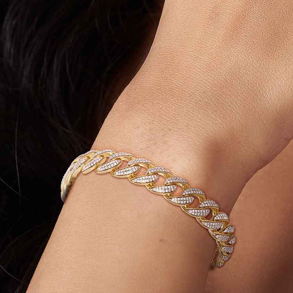 Diamond Cuban Link Bracelet_Product Angle_PCP Hover Image