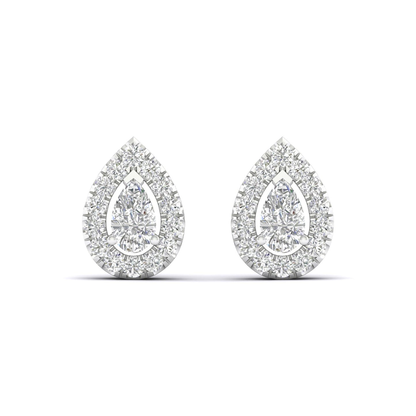 Dewdrop Halo Studs_Product Angle_1/2 Ct. - 3