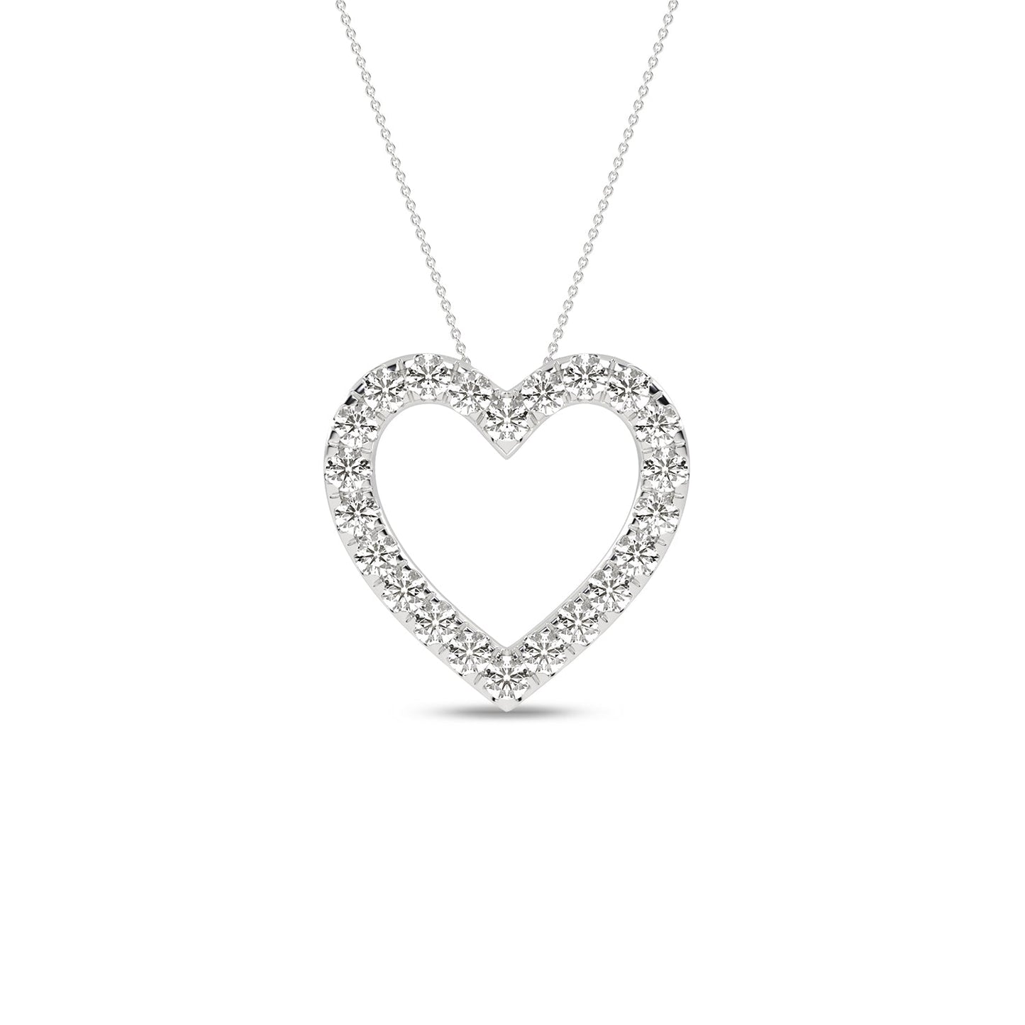 Atmos Heart Silhouette Necklace_Product Angle_PCP Main Image