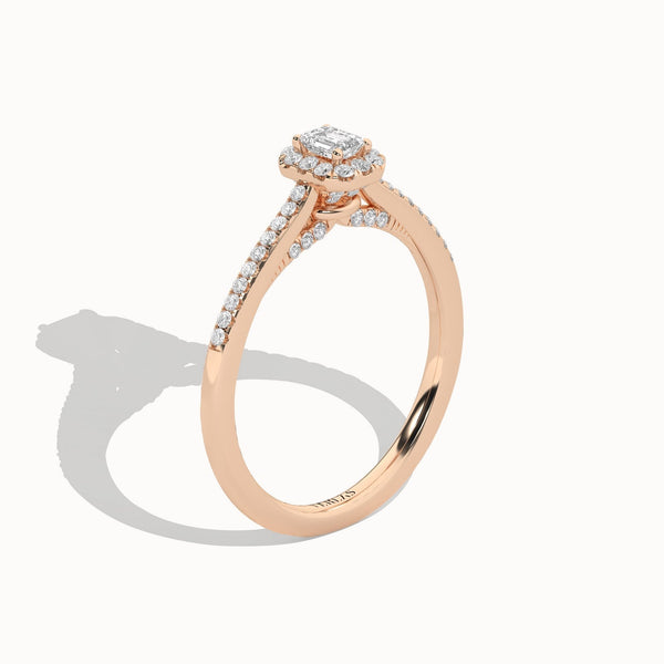 Signature Emerald Halo Ring