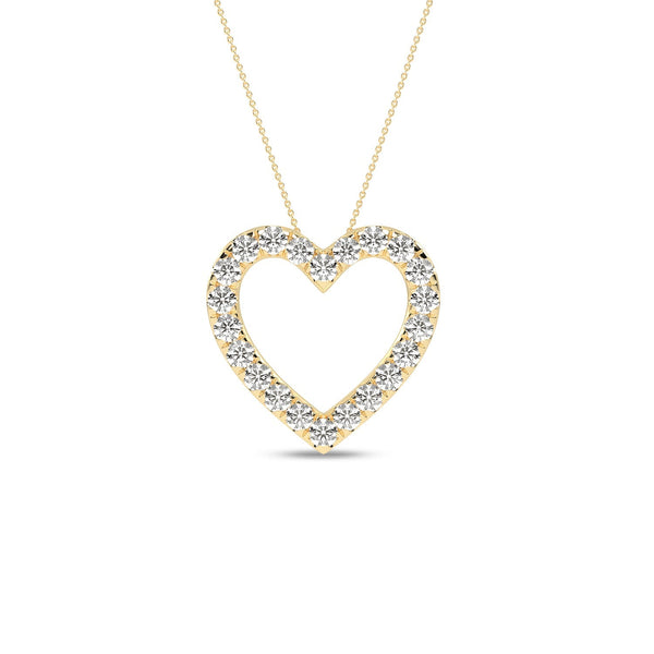 Atmos Heart Silhouette Necklace_Product Angle_PCP Main Image