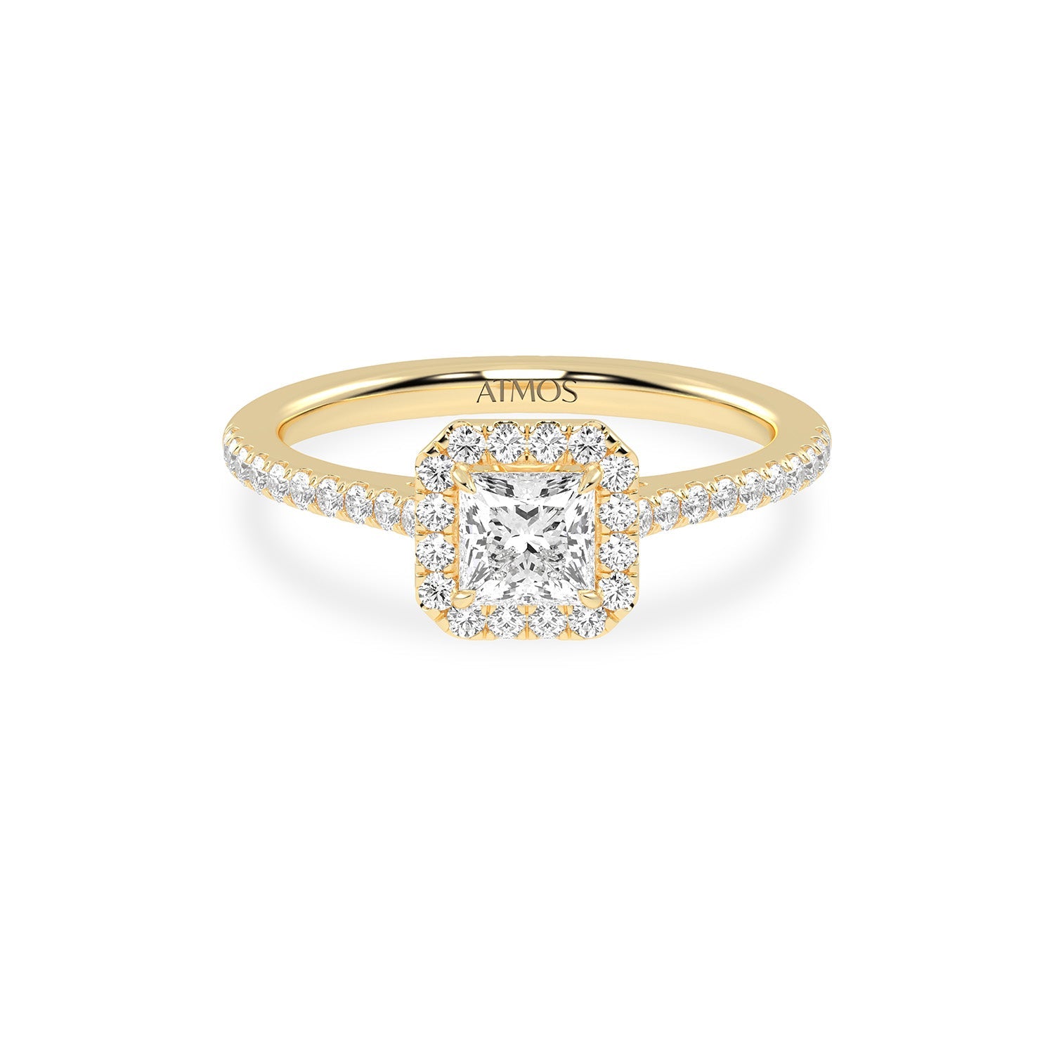 Atmos Signature Princess Halo Ring_Product Angle_1 Ct. - 1