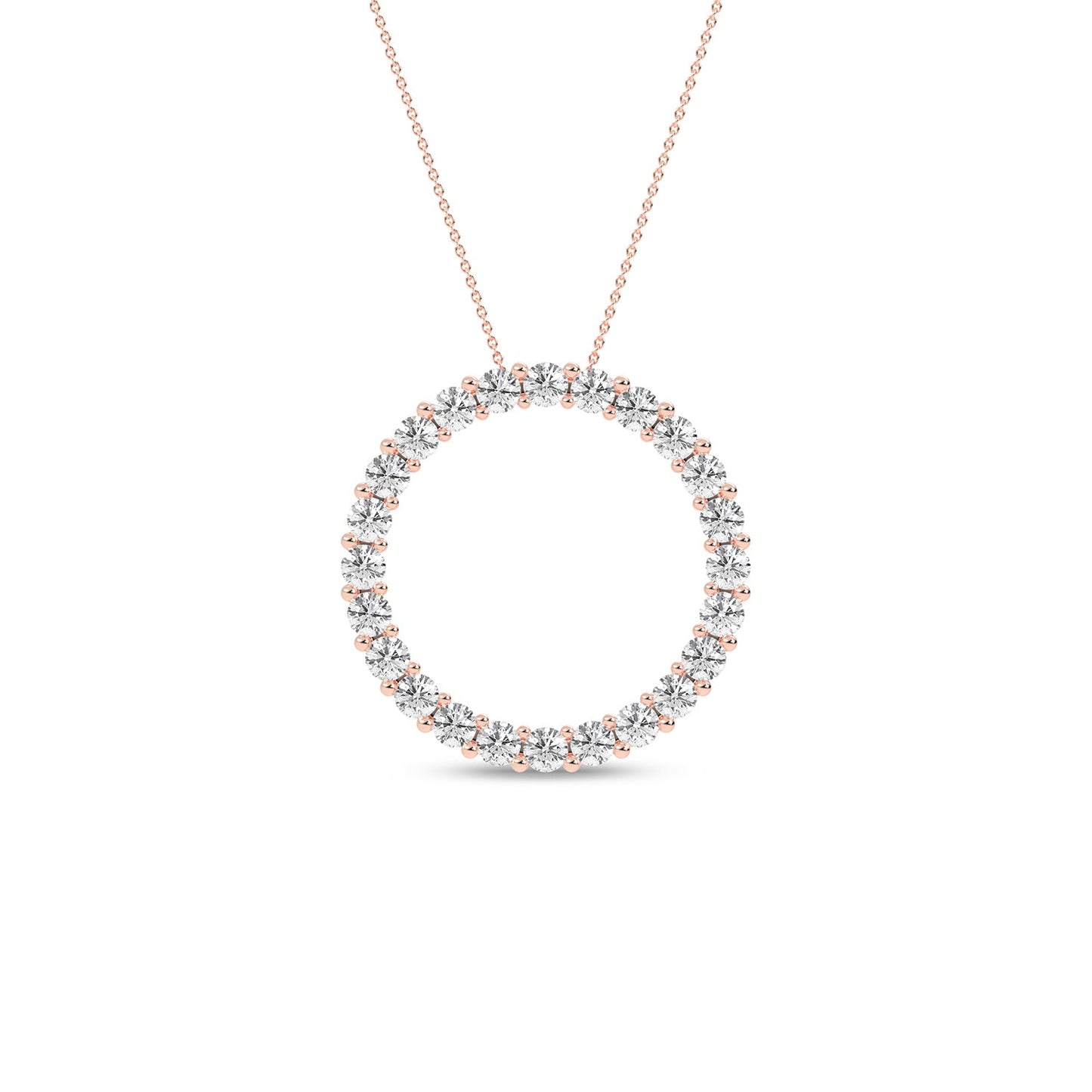 Circular Silhouette Atmos Necklace_Product Angle_PCP Main Image