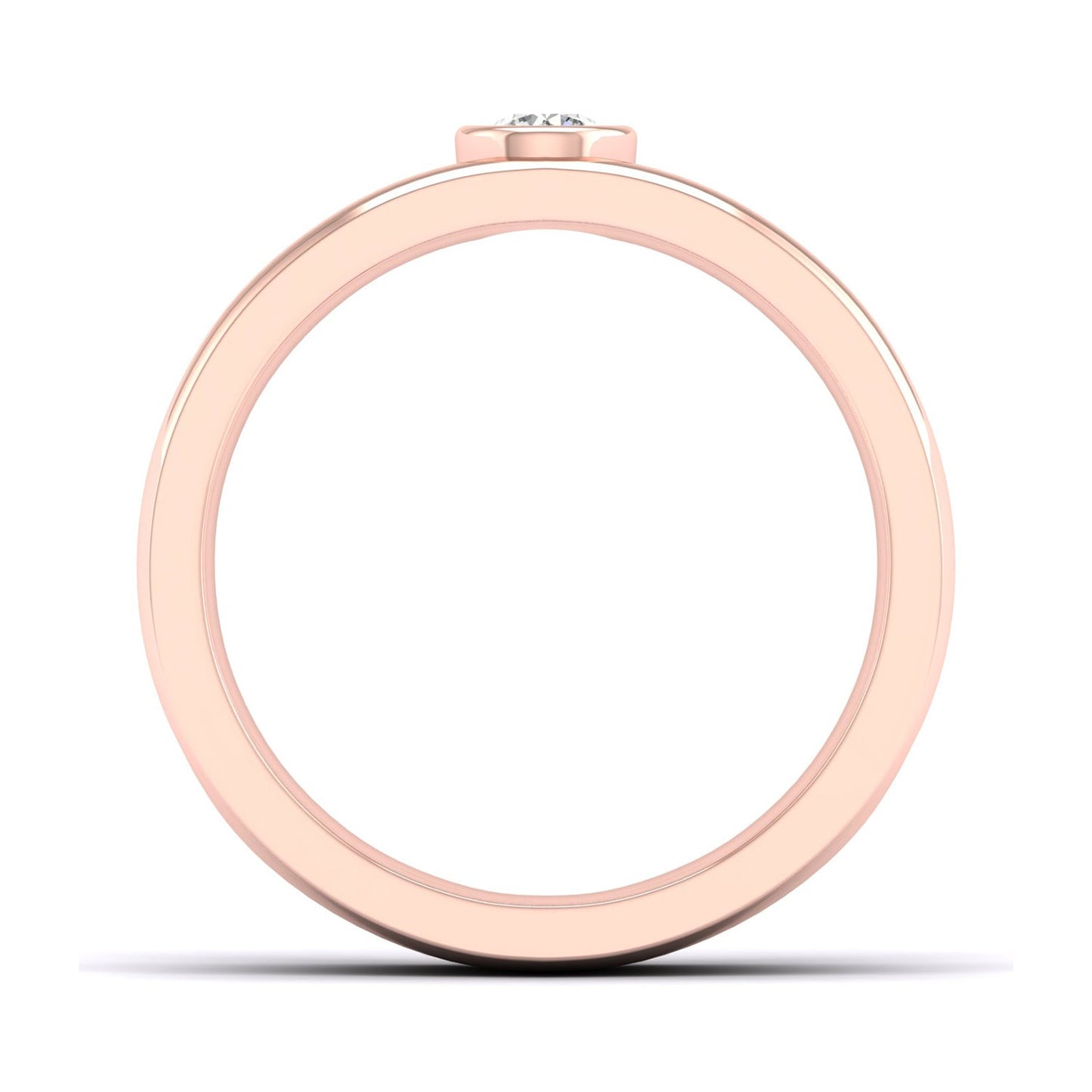 Essential 4-Pronged Round Ring_Product Angle_1/4 Ct. - 3