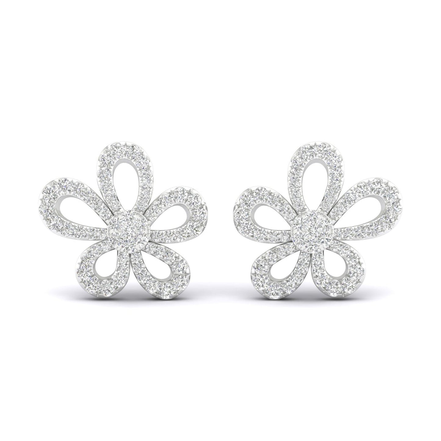 Bouquet Studs_Product Angle_3/4Ct. - 3