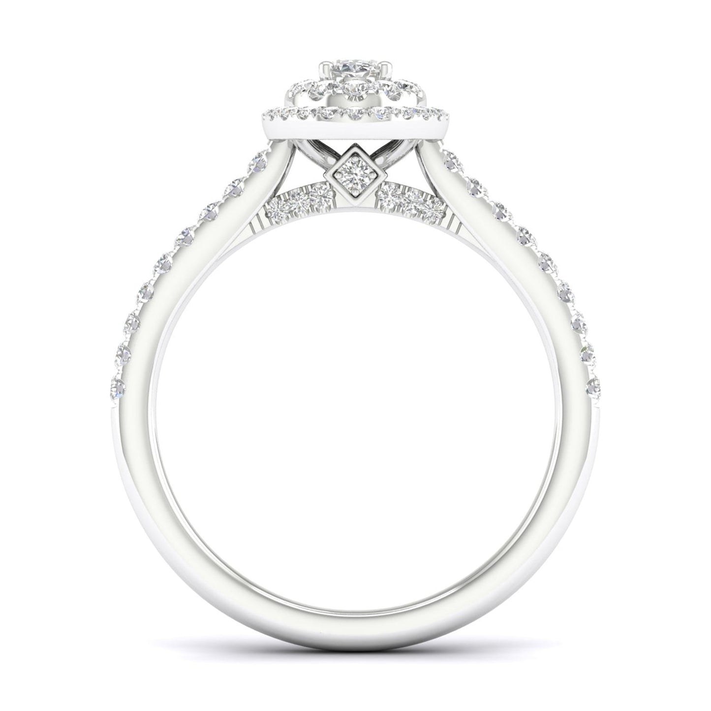 Signature Ellipse Double Halo Ring