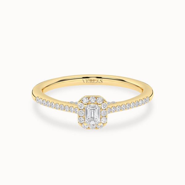 Signature Emerald Halo Ring