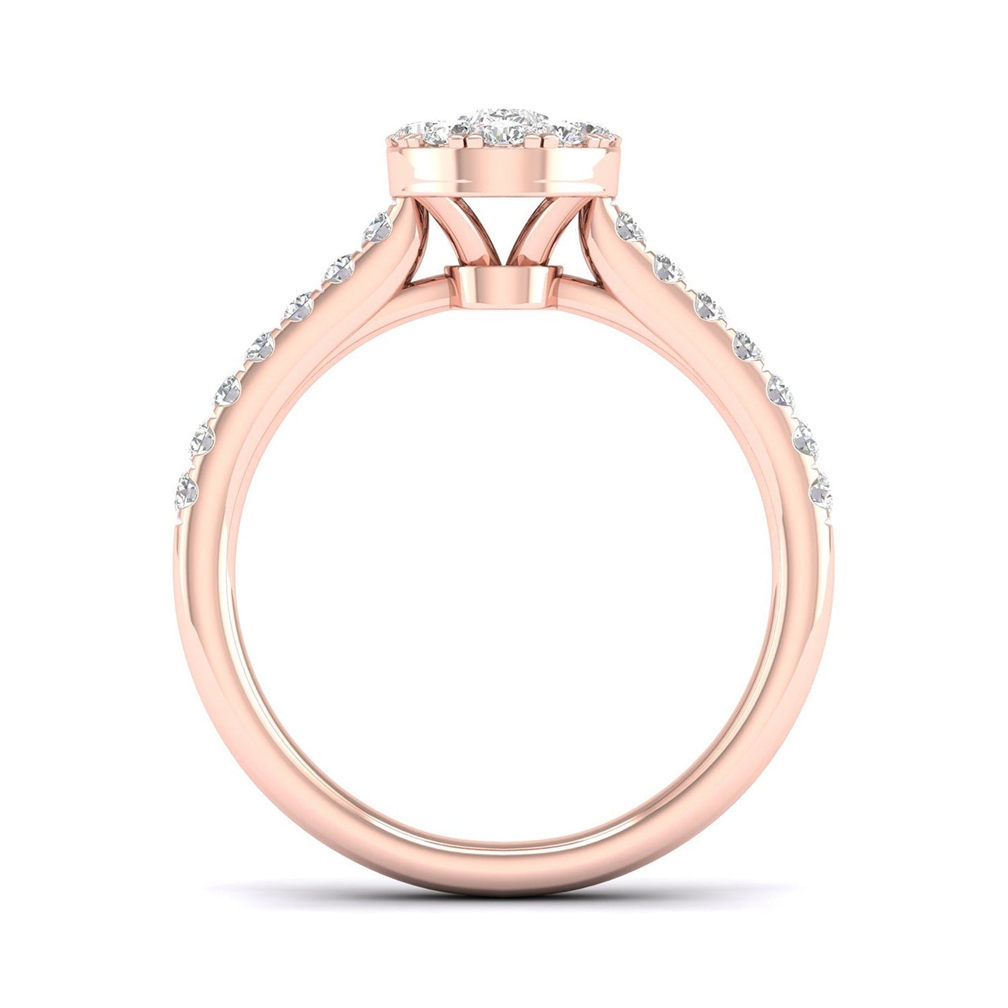 Signature Iconic Dewdrop Halo Ring
