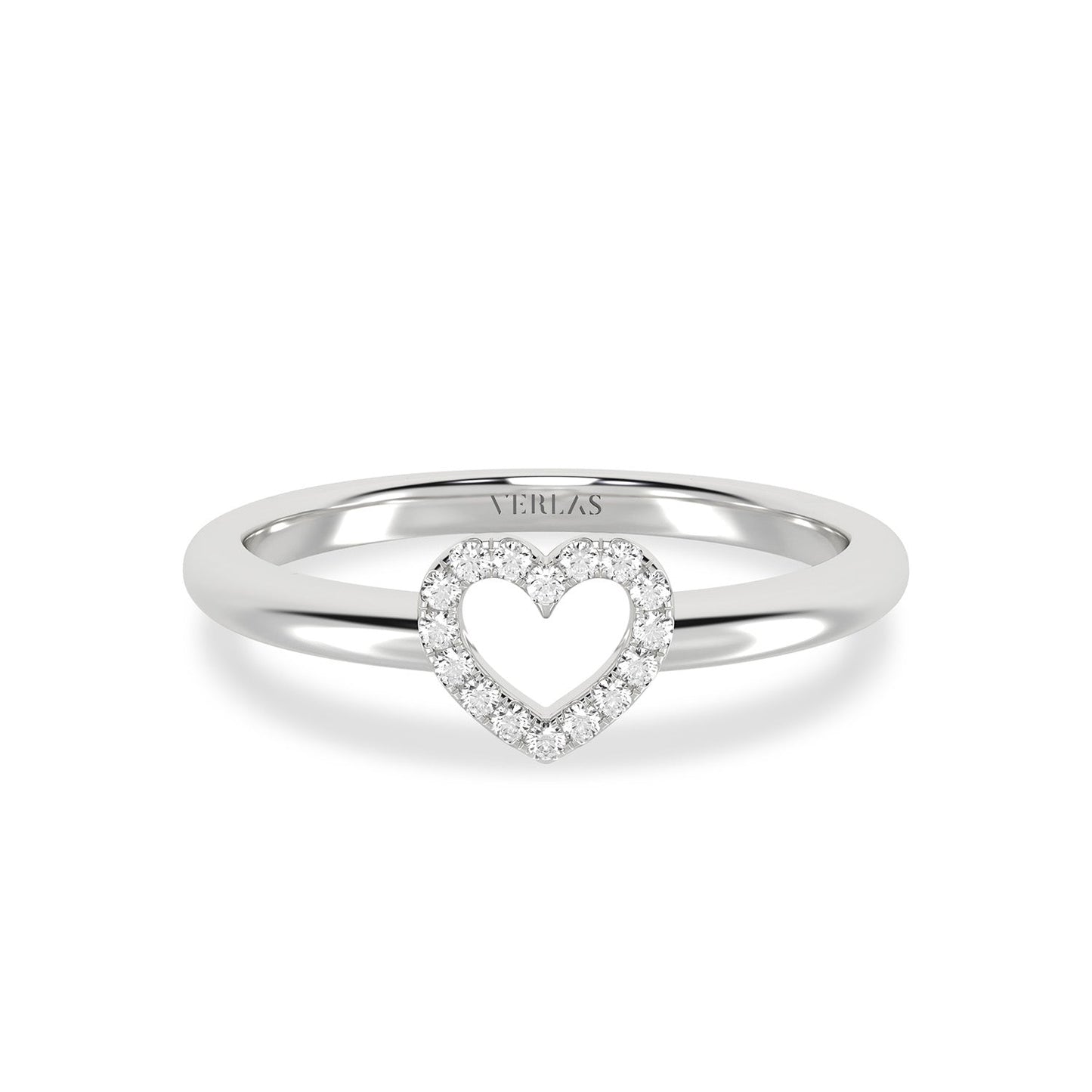 Mini-Heart Silhouette Ring_Product Angle_0.05Ct - 1