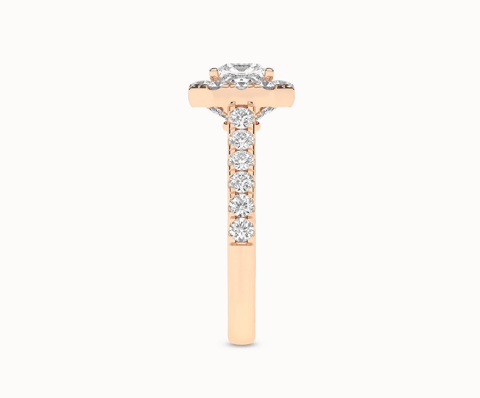 Signature Princess Halo Ring_Product Angle _2Ct. - 4