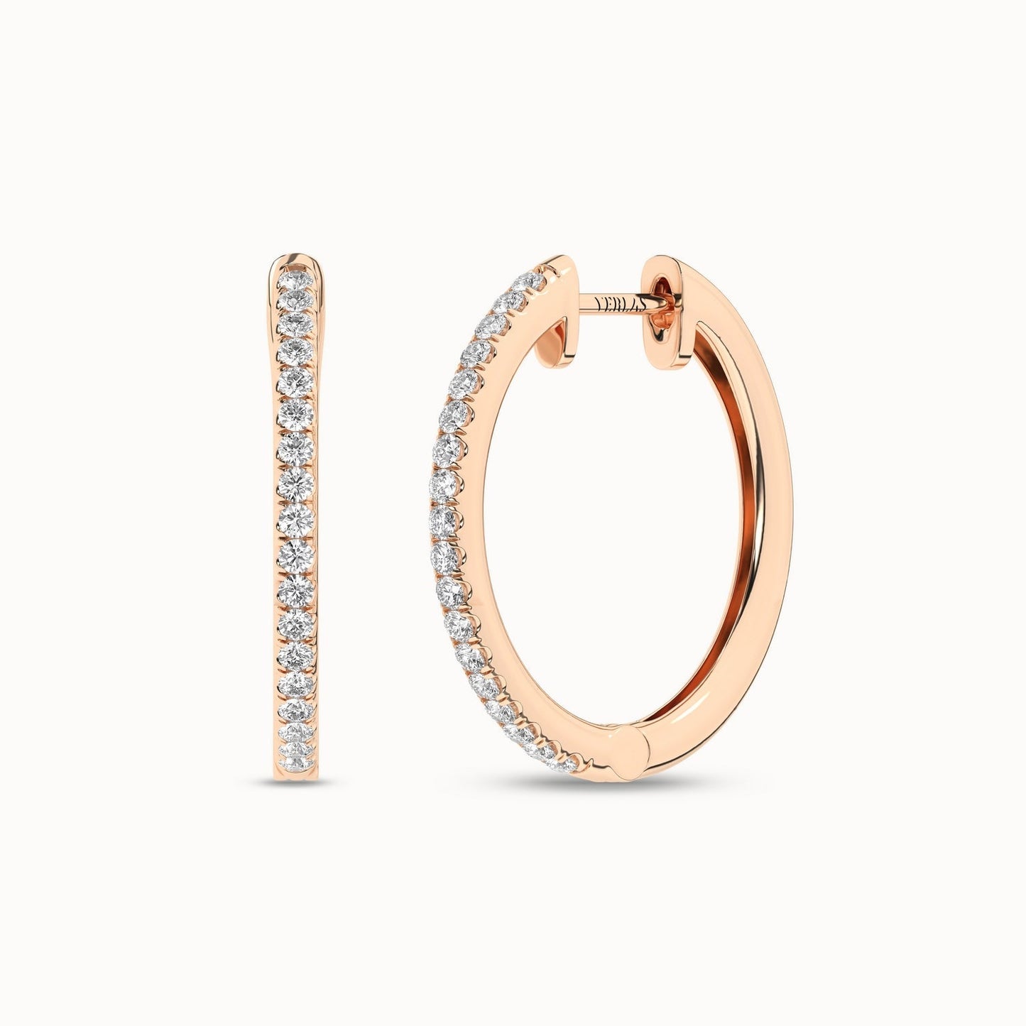 Diamond Arc Hoops_Product Angle_1/4Ct. - 2