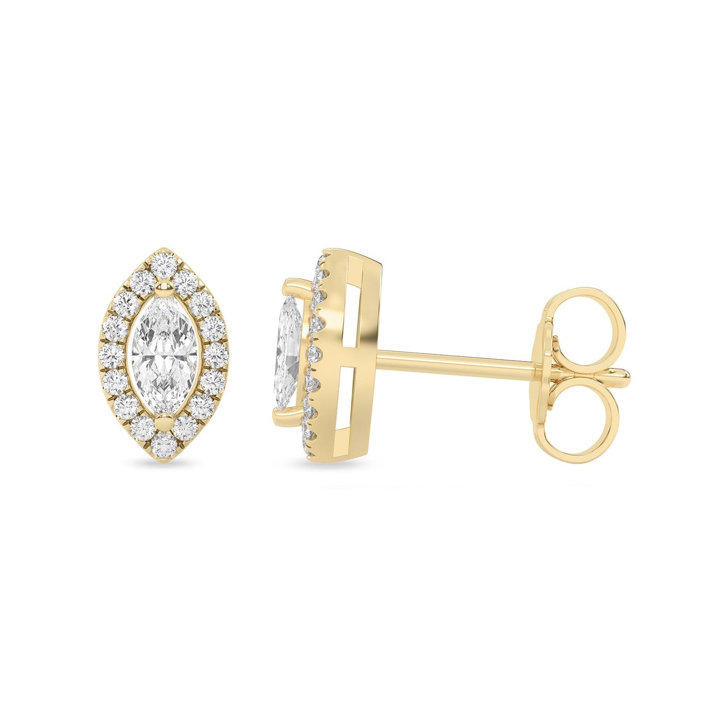 Marquise Halo Studs_Product Angle_PCP Main Image
