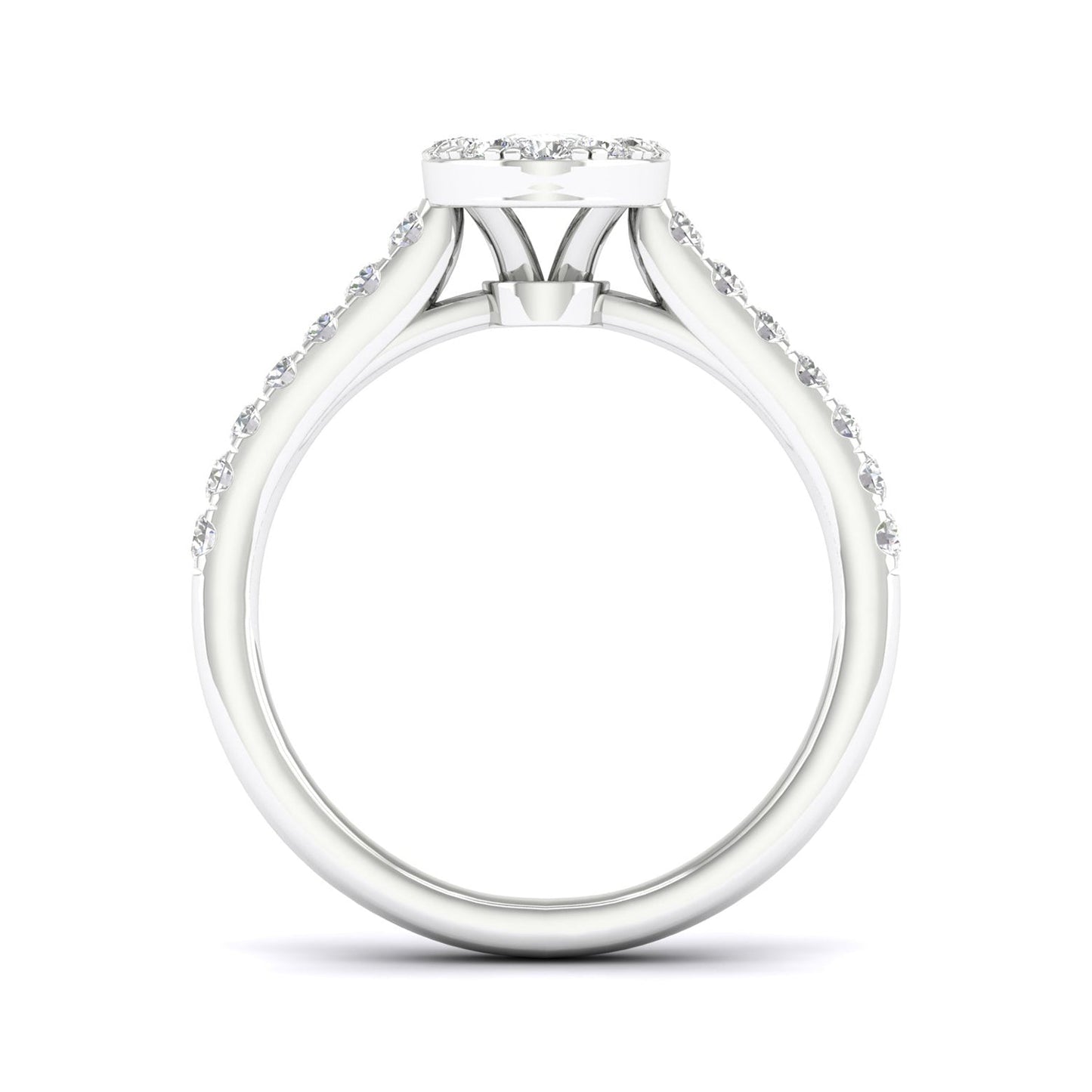 Signature Iconic Ellipse Halo Ring