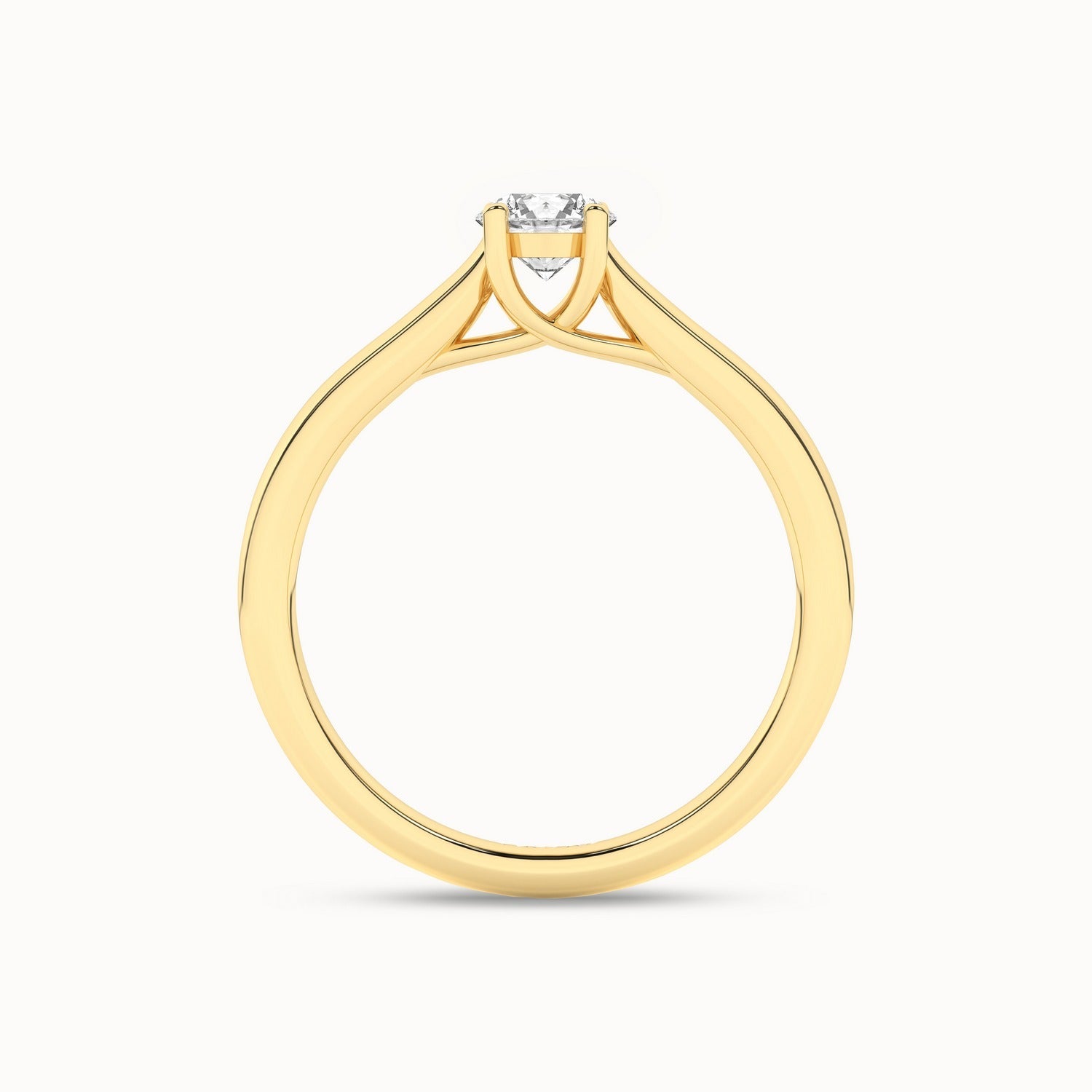 Timeless Round Ring_Product Angle_1/2Ct - 2