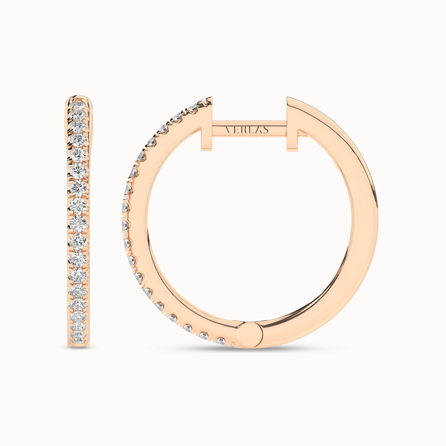 Diamond Arc Hoops_Product Angle_1/3Ct. - 1