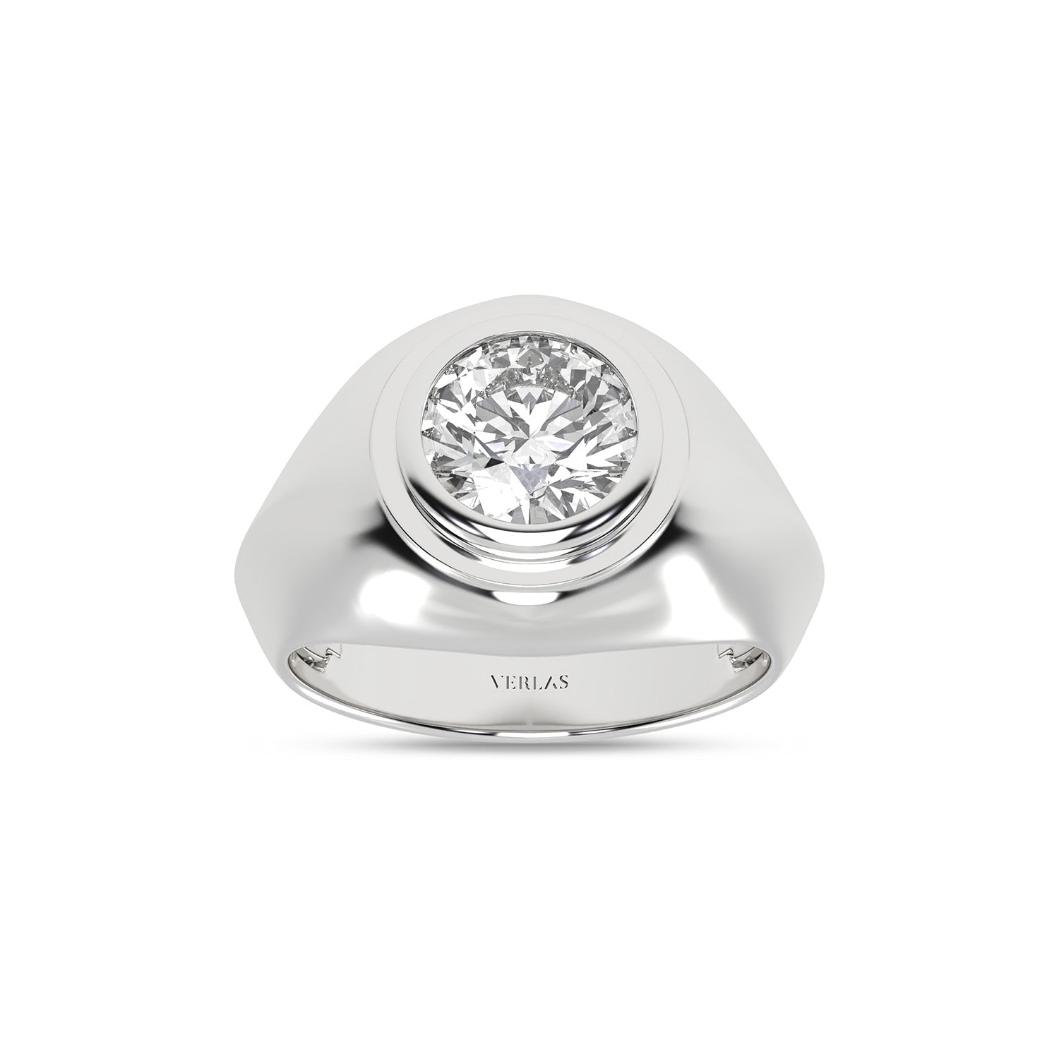 Men's Atmos Round Diamond Ring_Product Angle_PCP Main Image