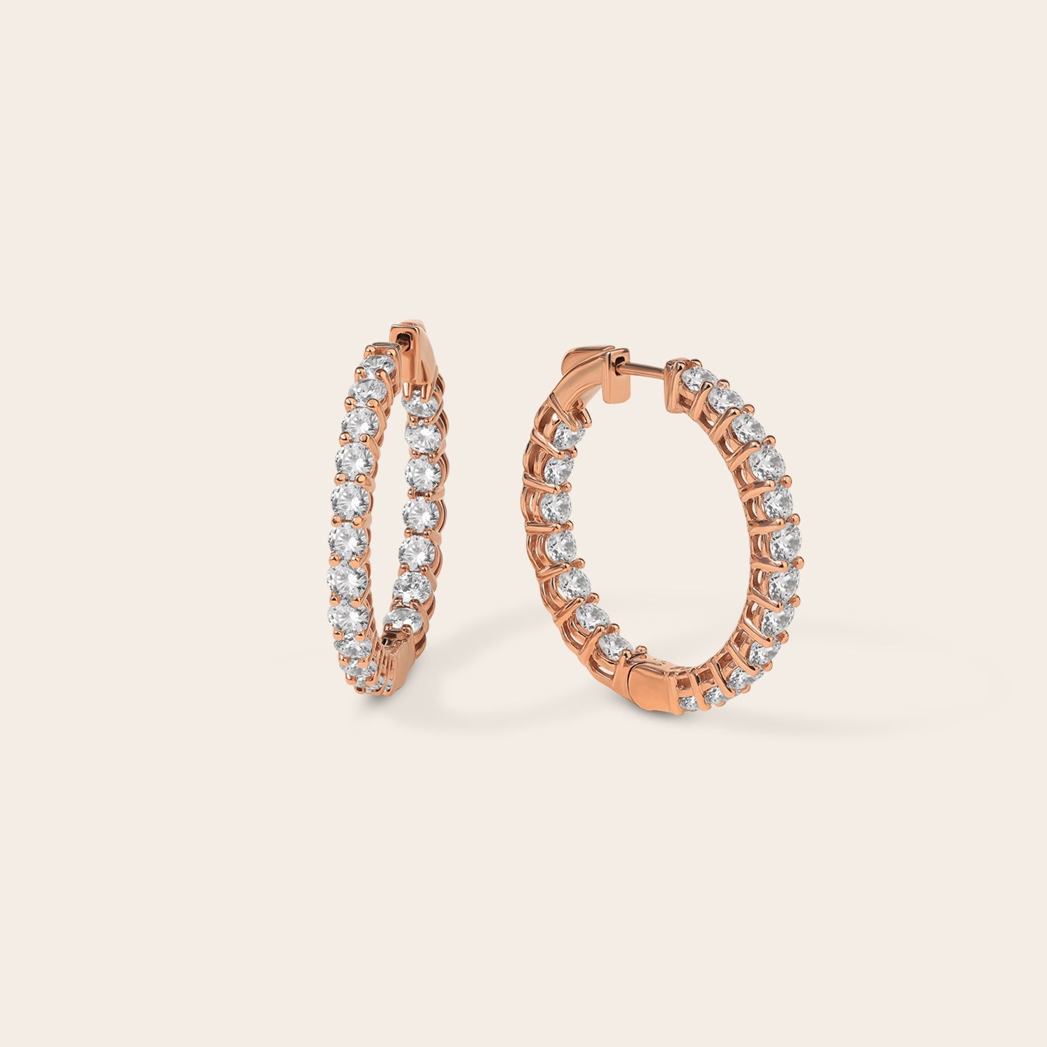 Atmos Diamond Charming Hoops_Product angle _Creative Image