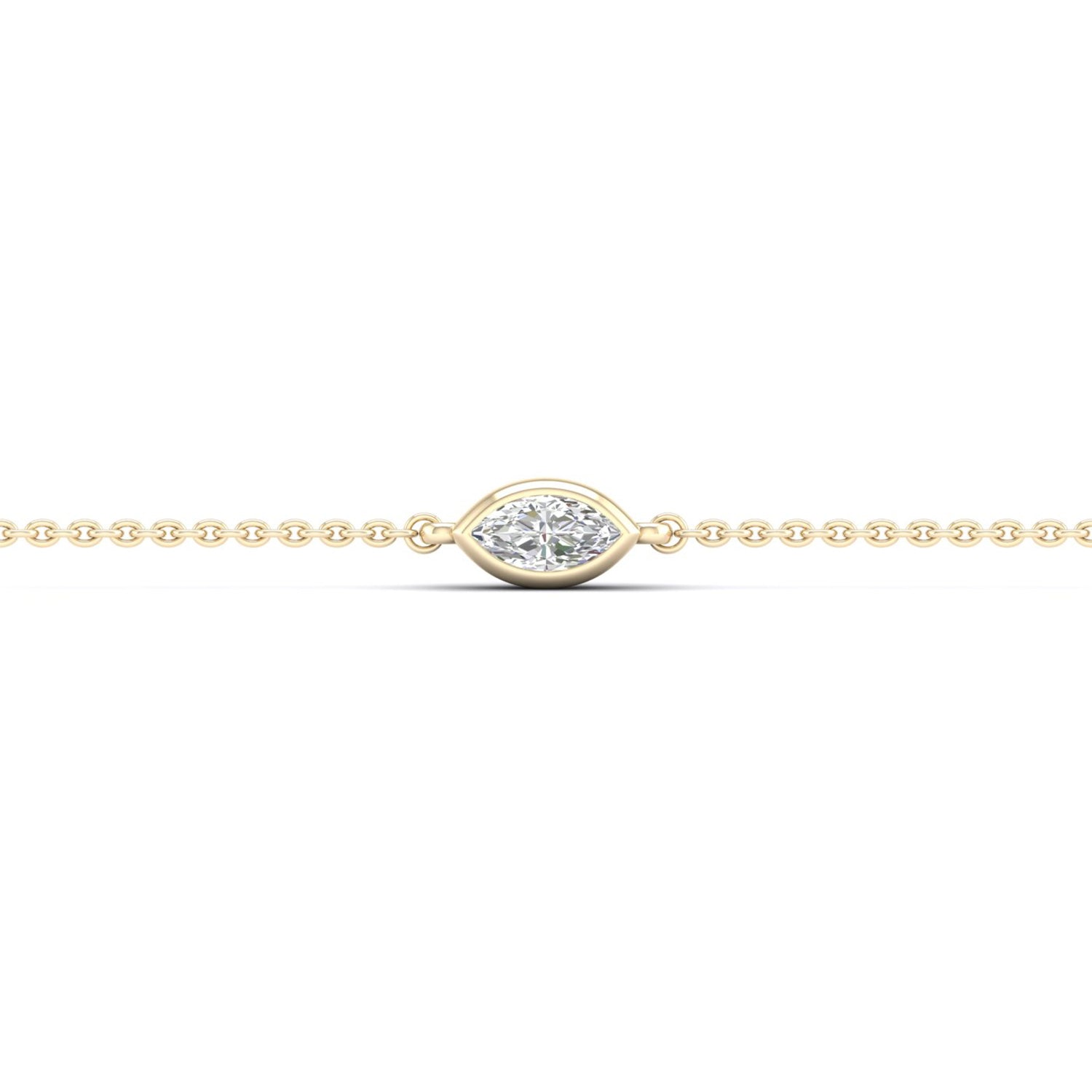Marquise Diamond Glitter Bracelet_Product angle_1/5 Ct.  - 3