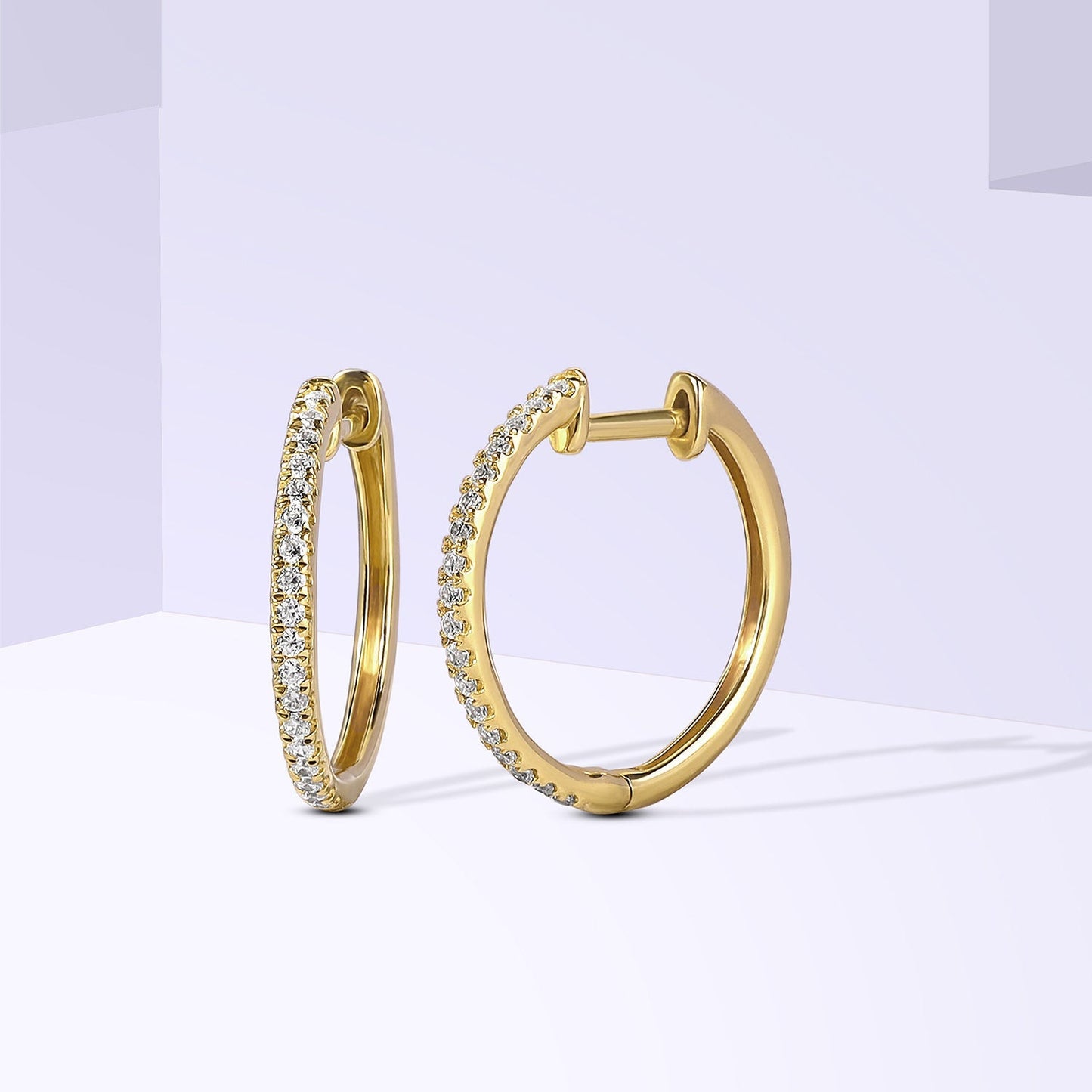 Diamond Arc Hoops_Product Angle_Creative Image