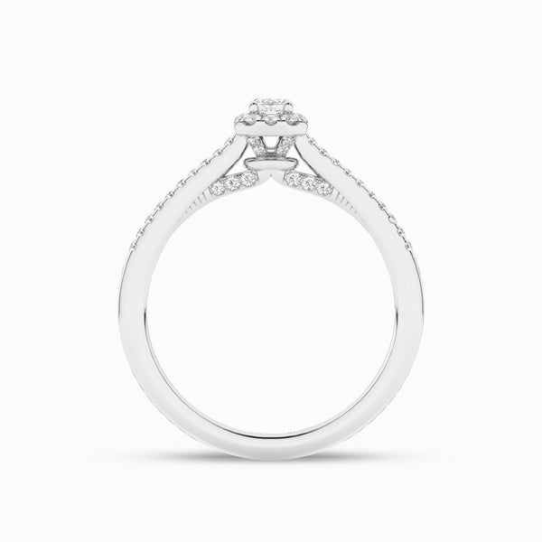 Signature Emerald Halo Ring