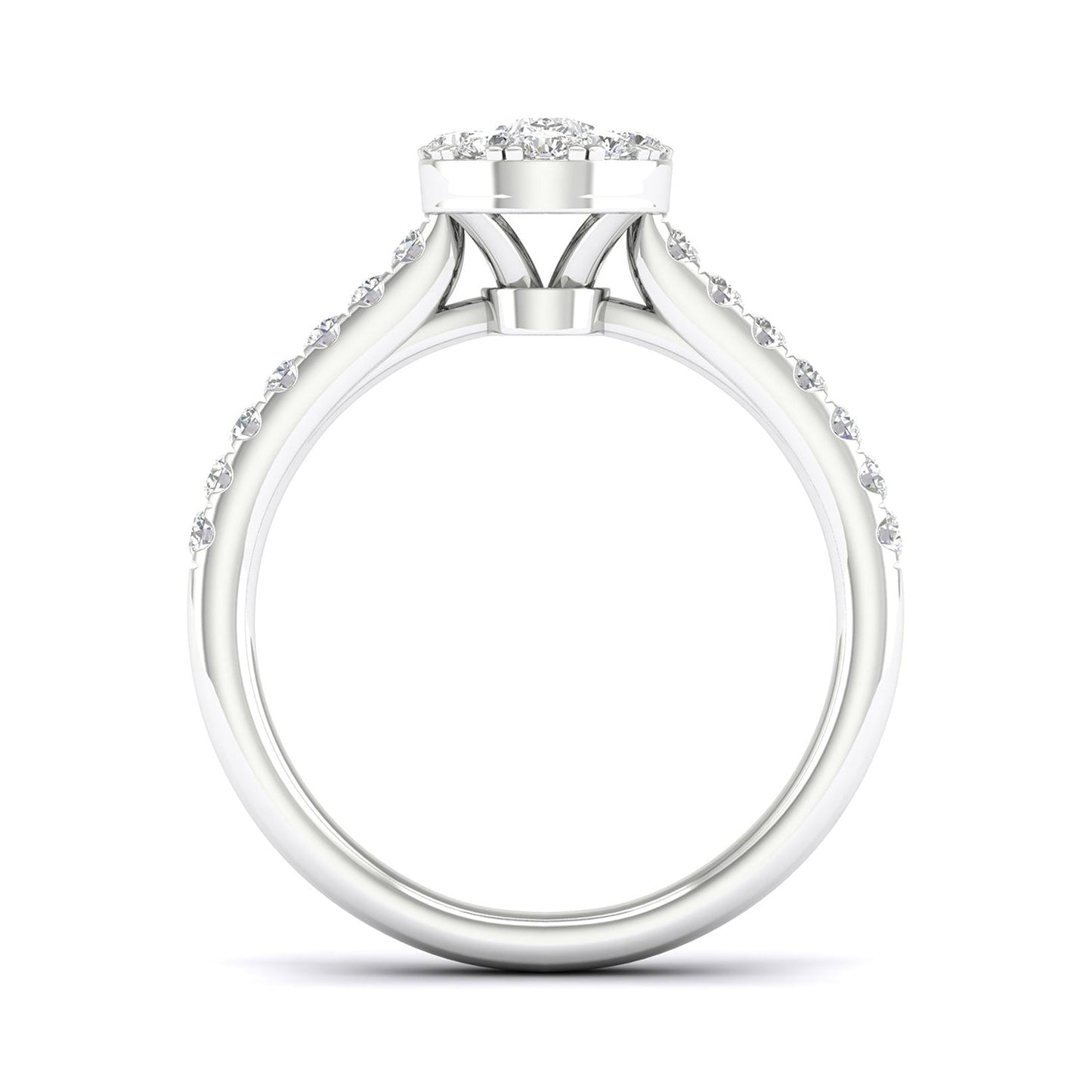 Signature Iconic Dewdrop Halo Ring