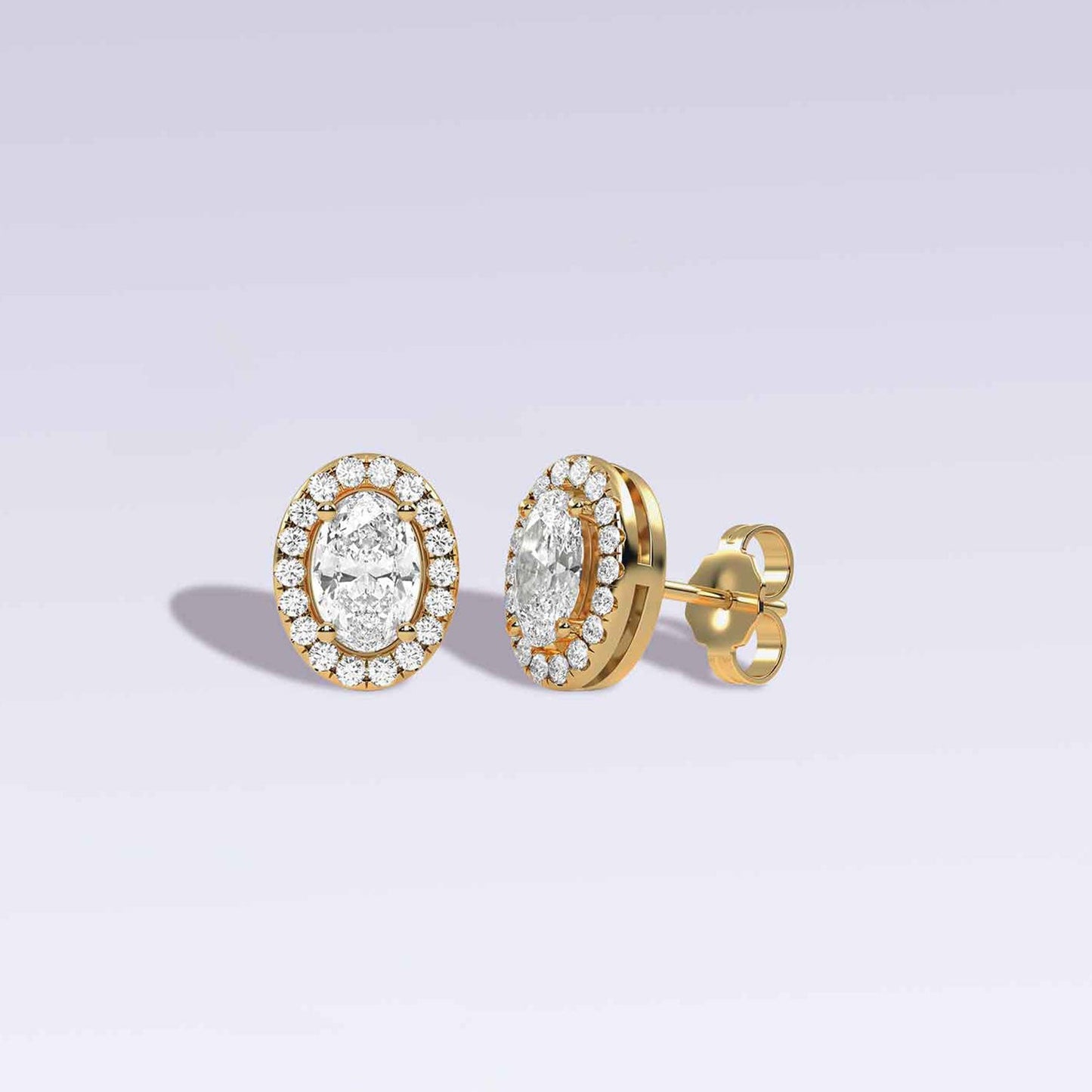 Ellipse Halo Studs_Product Angle_Creative Image