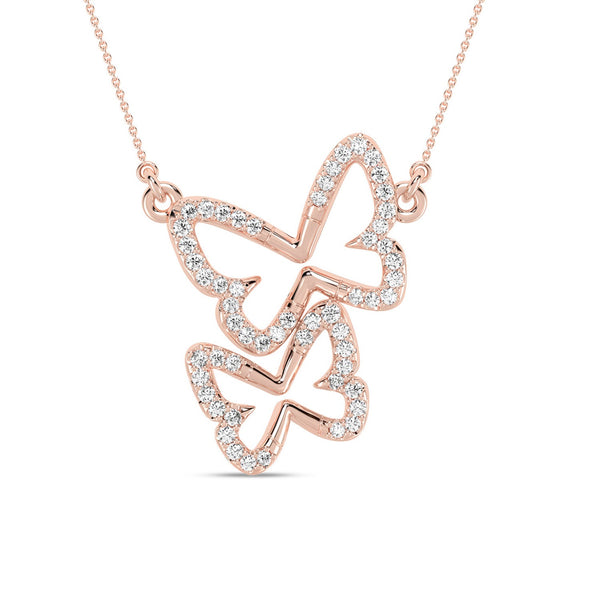 Double Butterfly Silhouette Necklace_Product Angle_0.17 - 1