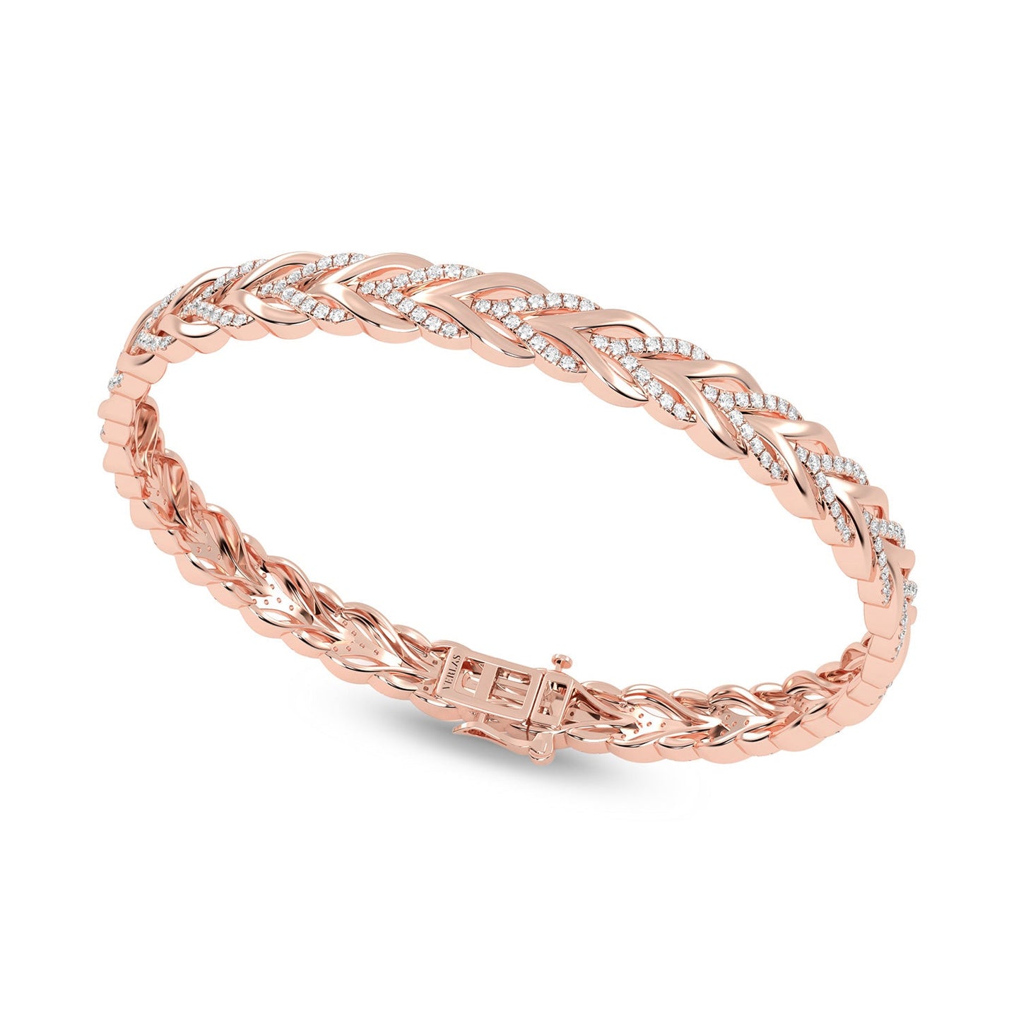 Woven Hearts Bracelet_Product Angle_1 Ct. - 1
