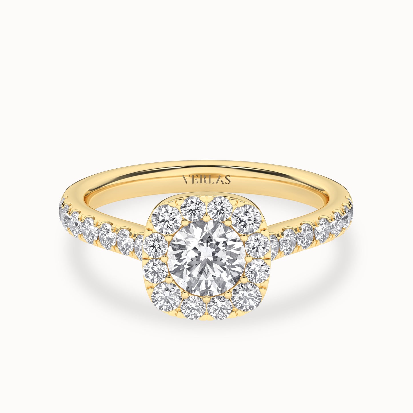 Signature Iconic Round-Princess Halo Ring_Product Angle_1 3/4Ct - 1