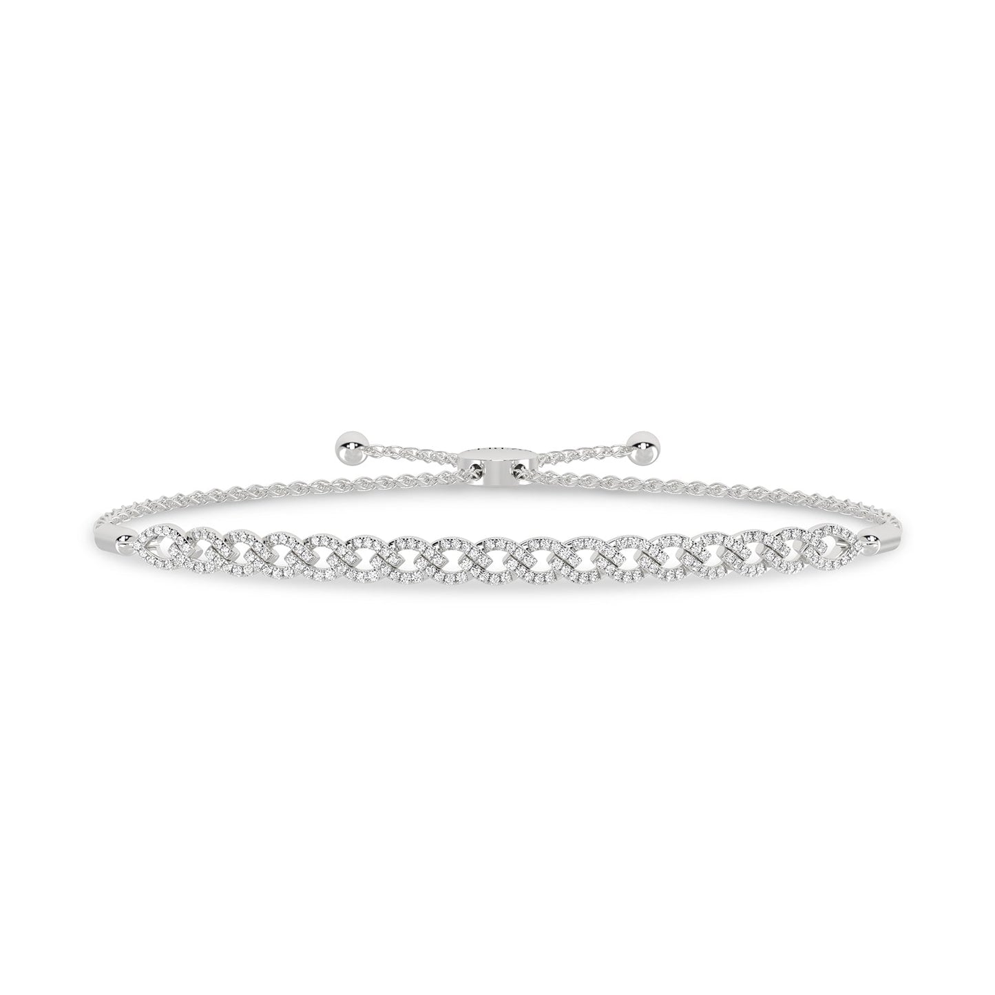 Marquise Harmony Diamond Bolo Bracelet  _Product Angle_1/2 Ct. - 1