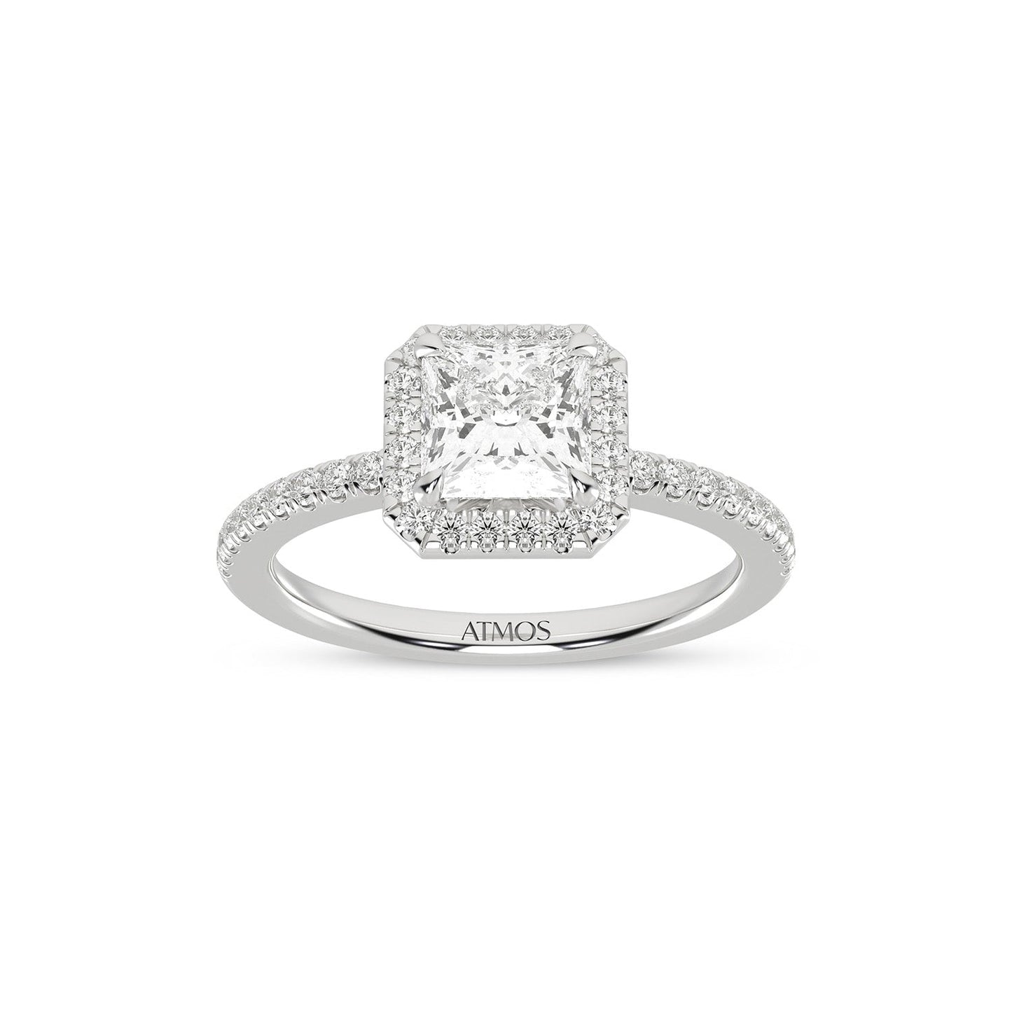 Luxe Princess Halo Ring