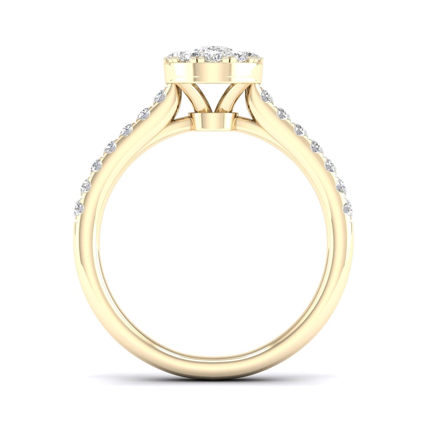 Signature Iconic Dewdrop Halo Ring