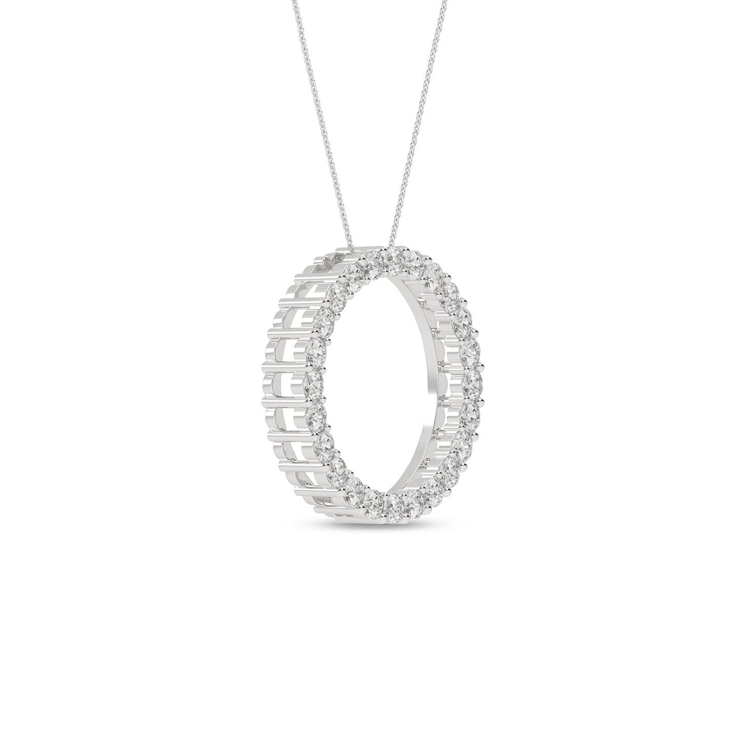 Circular Silhouette Atmos Necklace_Product Angle_1/2 Ct. - 2