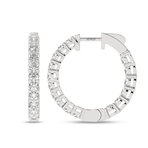 Atmos Diamond Charming Hoops_Product angle _PCP Main Image