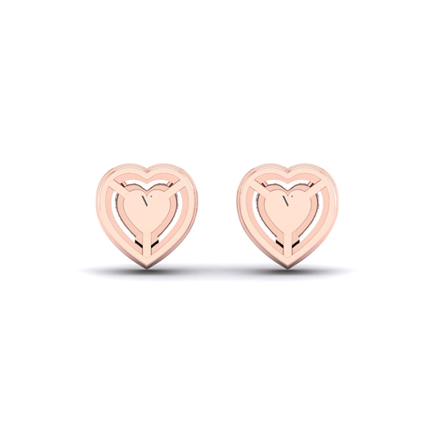 Heart Halo Studs_Product Angle_1 Ct. -  3