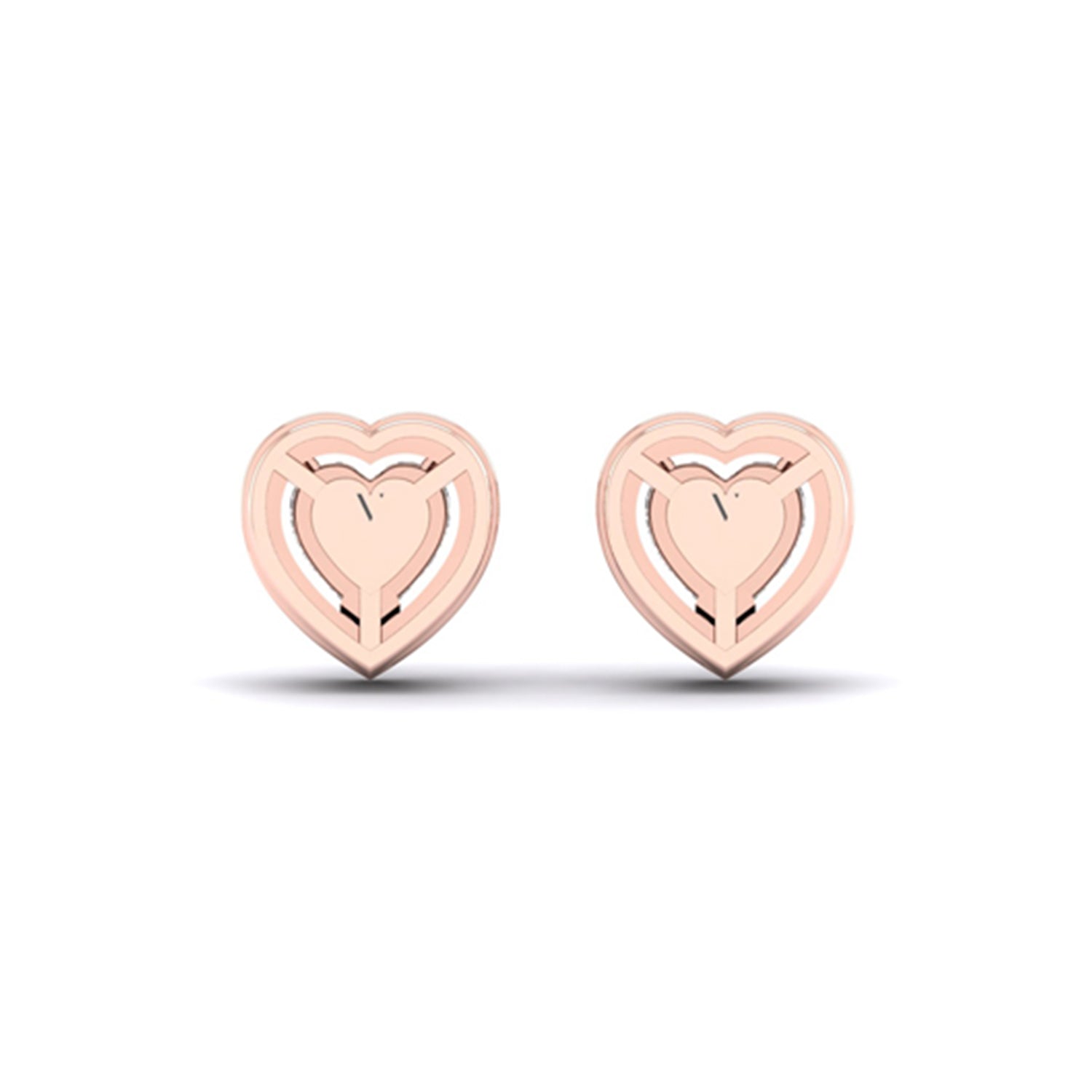 Heart Halo Studs_Product Angle_1 Ct. -  3