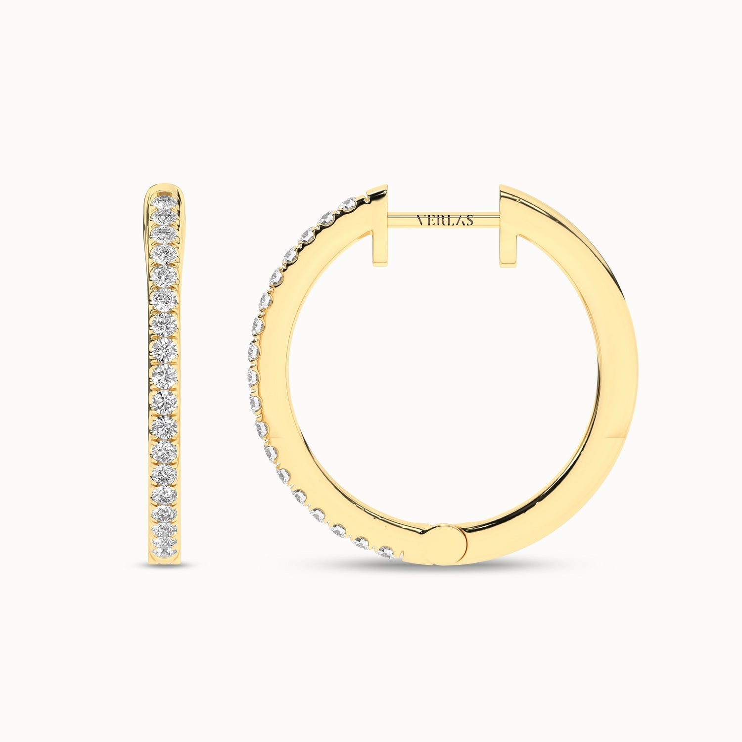 Diamond Arc Hoops_Product Angle_1/4Ct. - 1