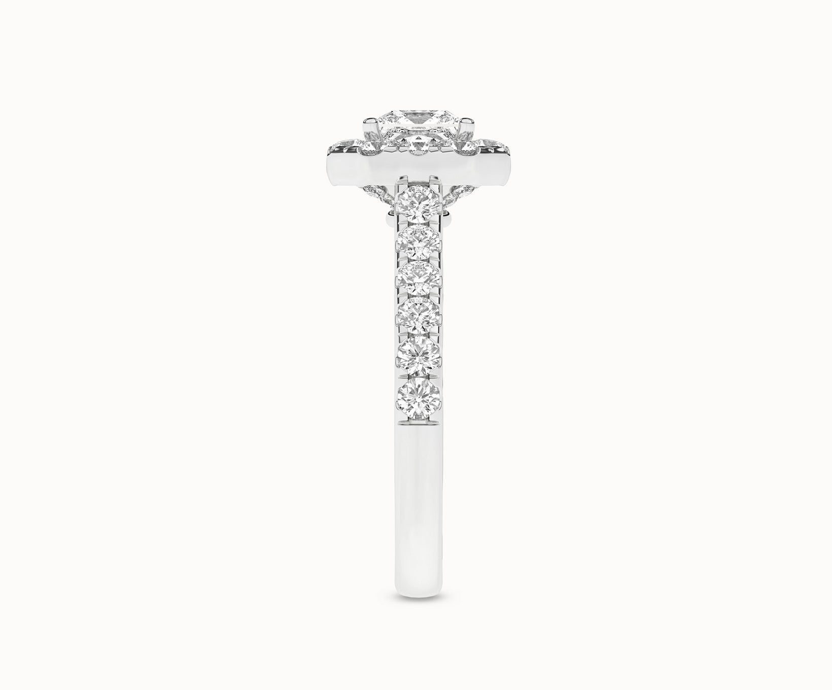 Signature Princess Halo Ring_Product Angle _2Ct. - 4