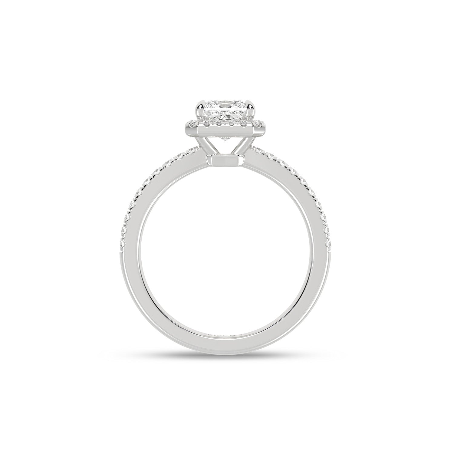 Atmos Luxe Princess Halo Ring_Product Angle_1 1/4 Ct. - 2