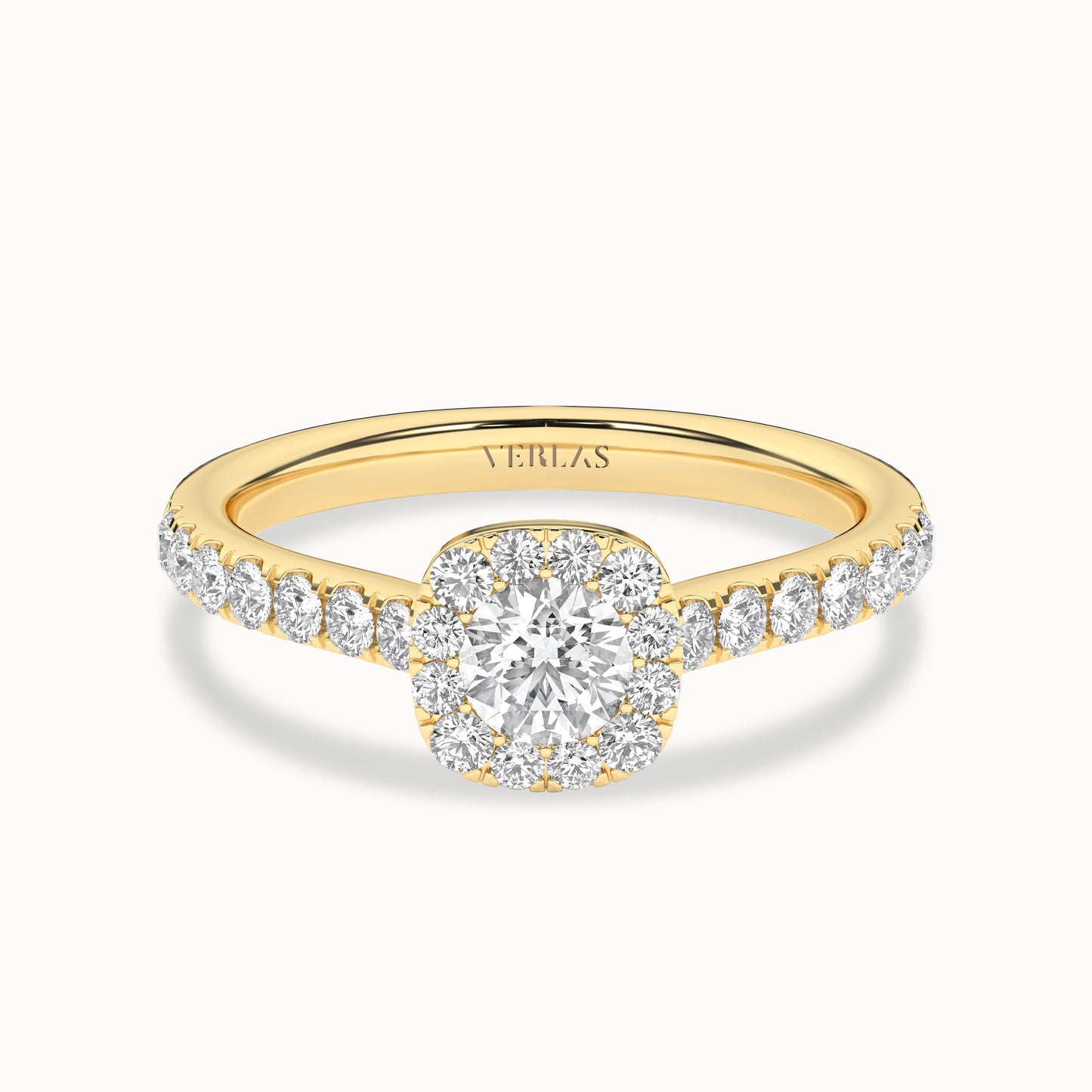 Signature Iconic Round-Princess Halo Ring_Product Angle_1Ct - 1